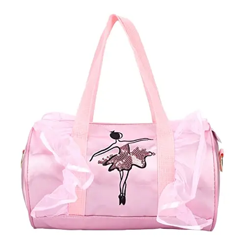 Borsa Balletto, Princess Ballet Borse a Tracolla Regolabile, Borsa Palestra Sport, Borsa da Ballo con Paillettes, per