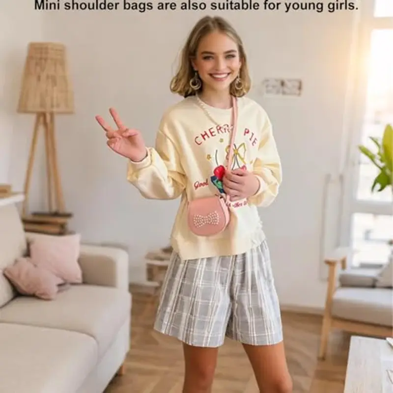 A-QMZL Borsa a tracolla Bambina Nero 2146164 miniatura 3