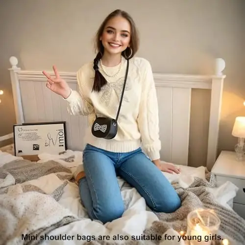 A-QMZL Borsa a tracolla Bambina Nero 2972728 miniatura 3