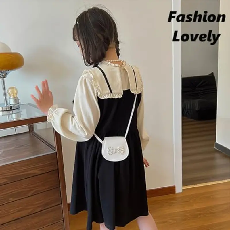 A-QMZL Borsa a tracolla Bambina Bianco 815780 miniatura 3