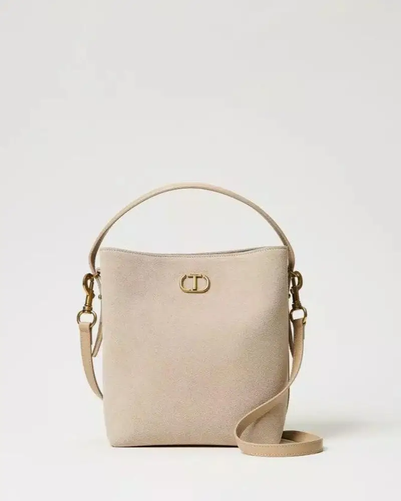 Borsa 'Chelsea' in pelle sabbia