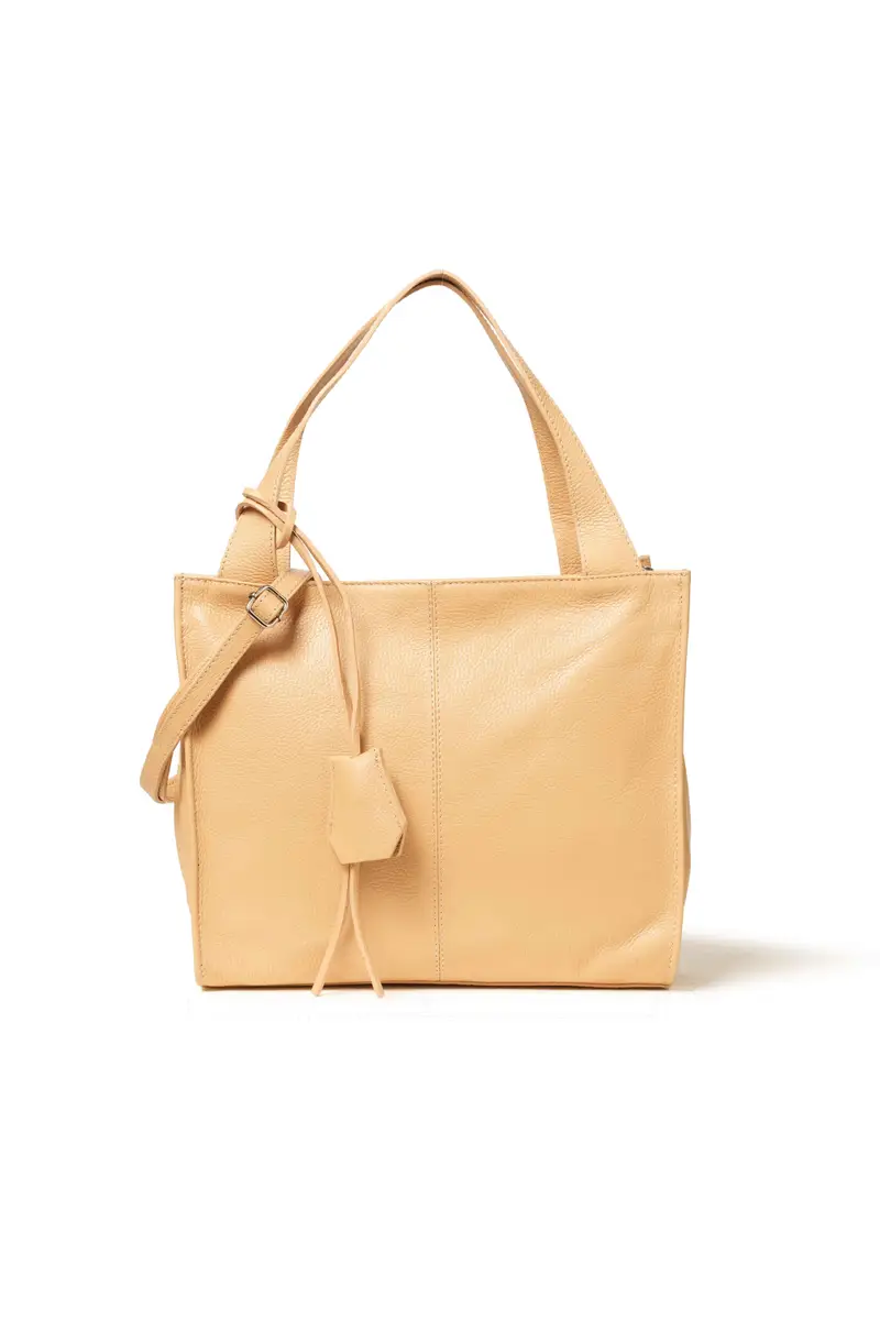 Borsa con tracolla in pelle nude bor842