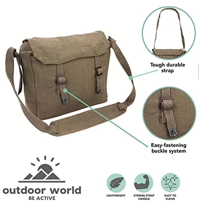 OUTDOOR WORLD BE ACTIVE Borsa a tracolla Verde 893237 miniatura 3