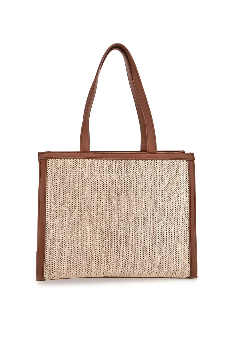 Borsa da spalla effetto intrecciato Laura Biagiotti AMPUR miniatura 3