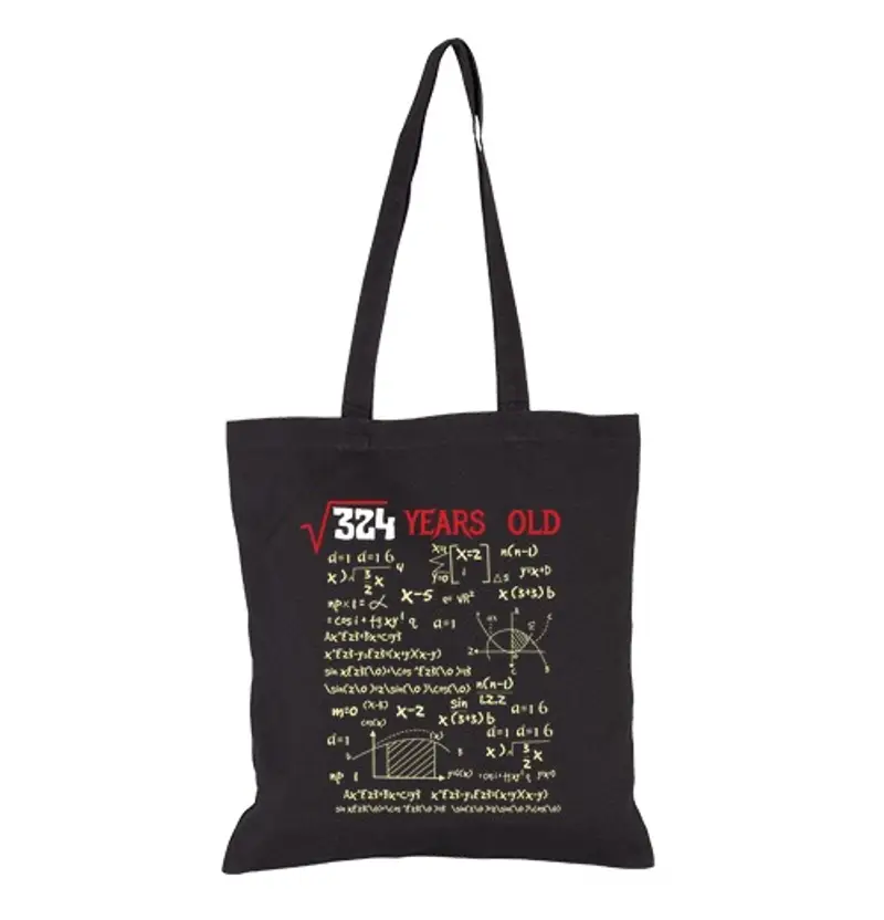 Borsa di tela 18 ° compleanno