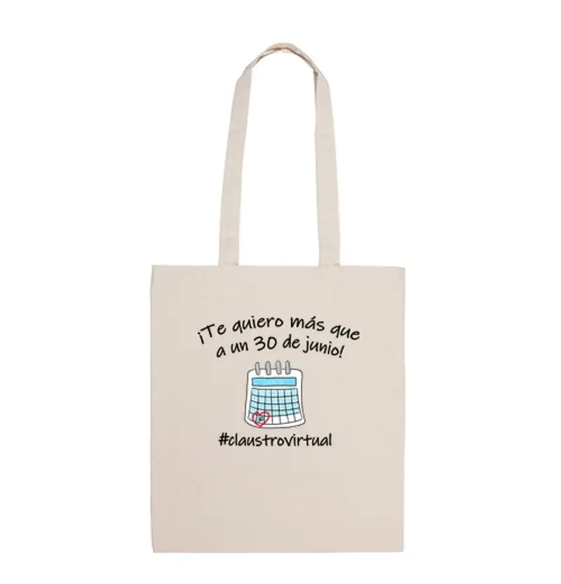 Borsa di tela 30 giugno nero