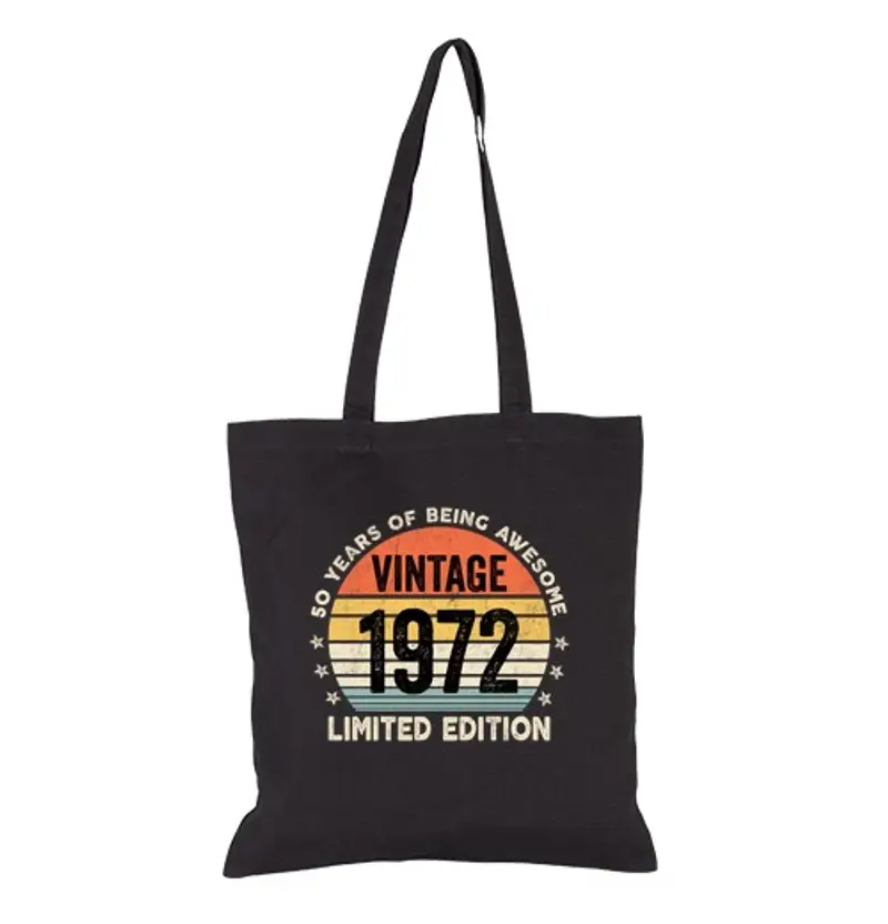 Borsa di tela 50 anni di incredibile annata 1972
