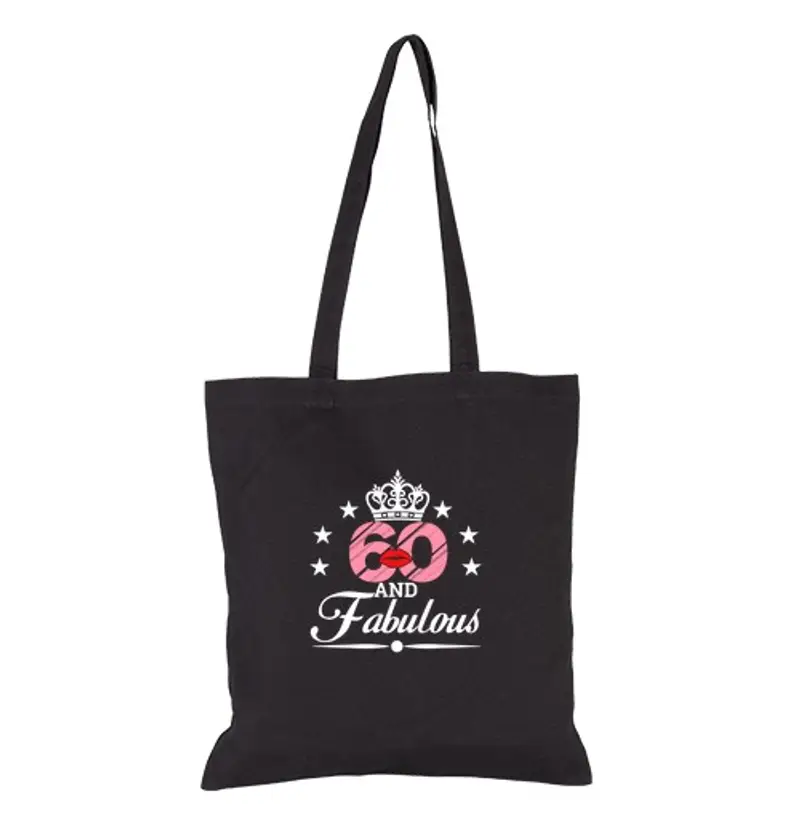 Borsa di tela 60 e favoloso 60esimo compleanno60esimo