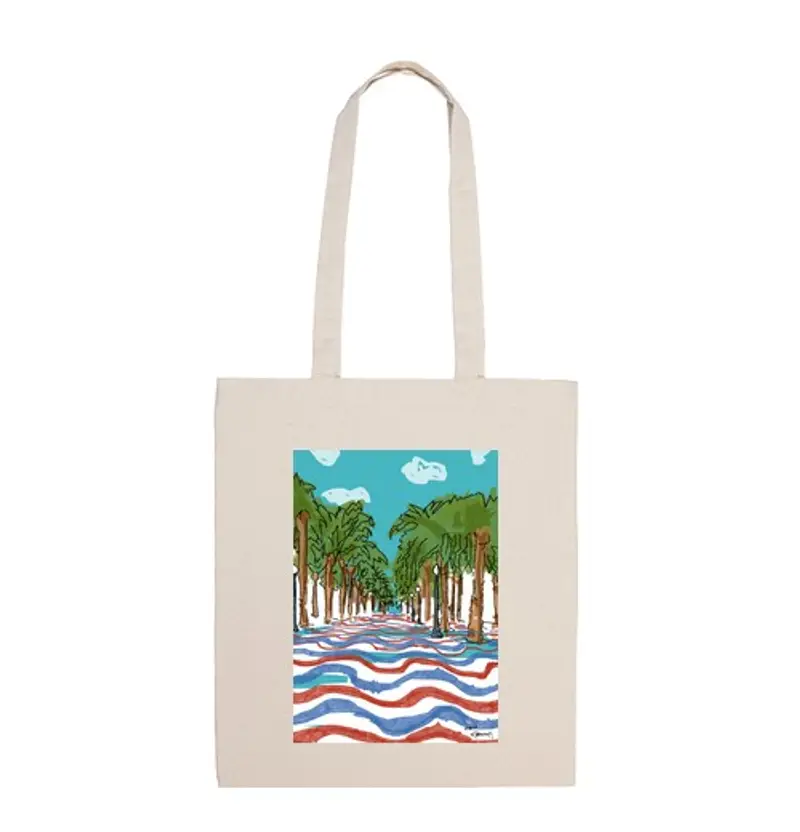 Borsa di tela alicante spianata