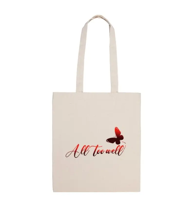 Borsa di tela all troppo bene borsa