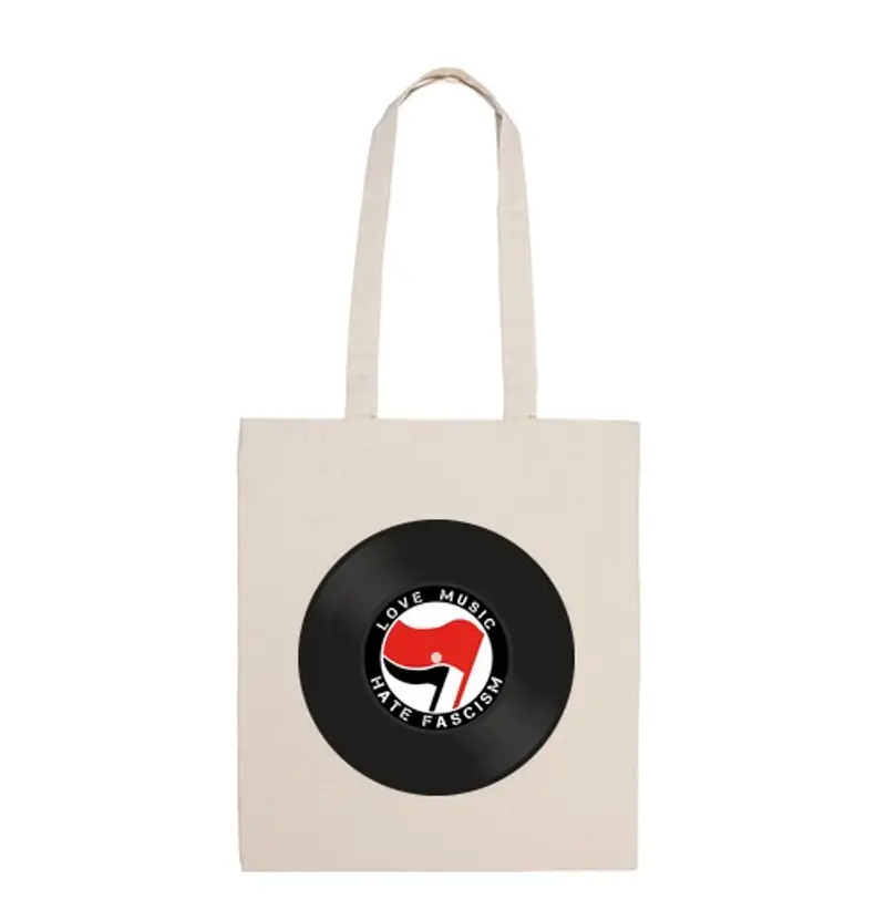 Borsa di tela amoree musica hat e fascismo