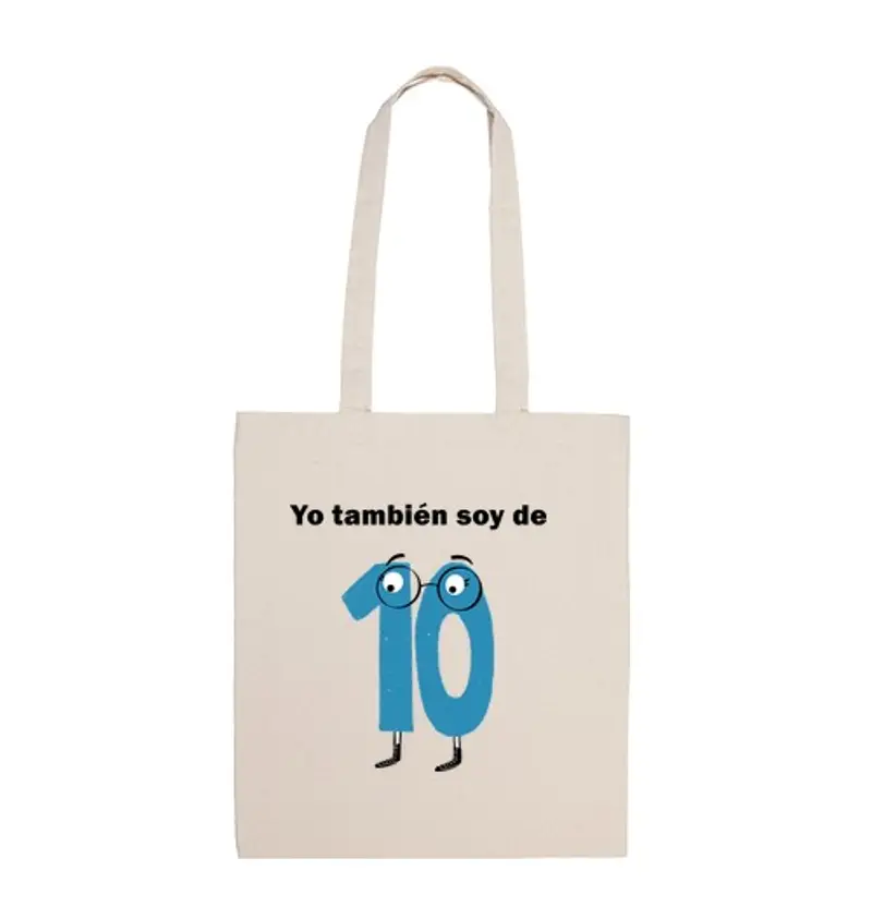 Borsa di tela anche io sono 10 anni