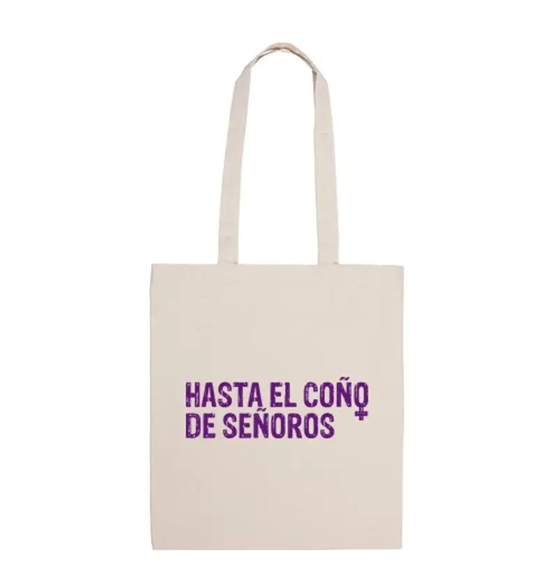 Borsa di tela anche la figa di logoore Os