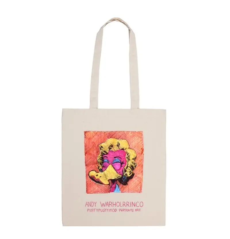Borsa di tela Andy Warholrrinco