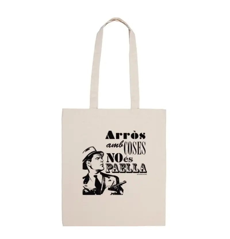 Borsa di tela arròs cucire amb ii