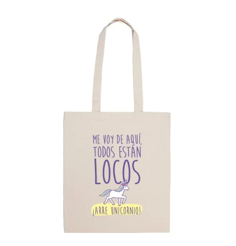 Borsa di tela arre unicorn