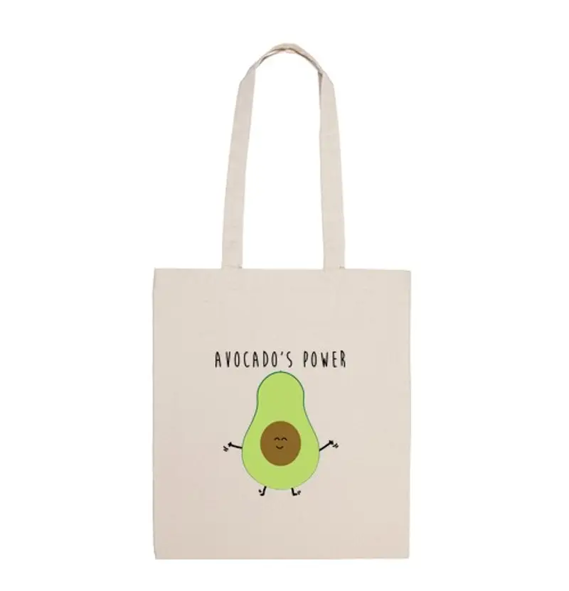 Borsa di tela avocado power