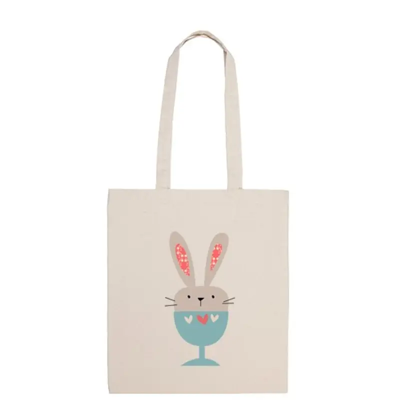 Borsa di tela bag bunny cup (modello 1)
