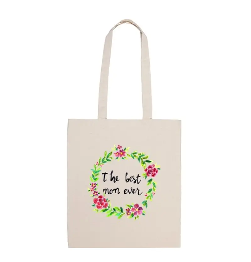 Borsa di tela bag la migliore mamma mondo best mamma mai