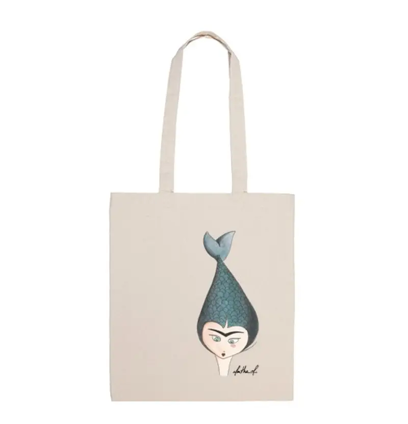 Borsa di tela bambino pesce