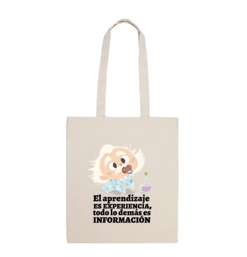 Borsa di tela bebè einstein