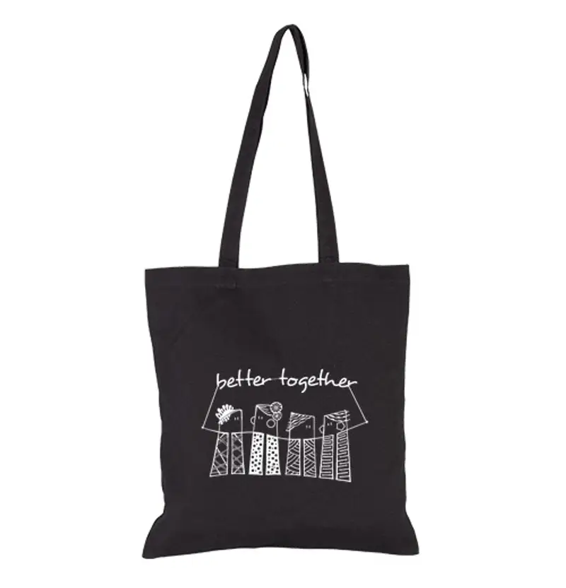 Borsa di tela better insieme borsa nera