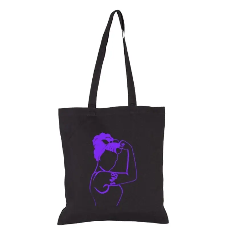 Borsa di tela boltsa m8 morea- bag 8m viola