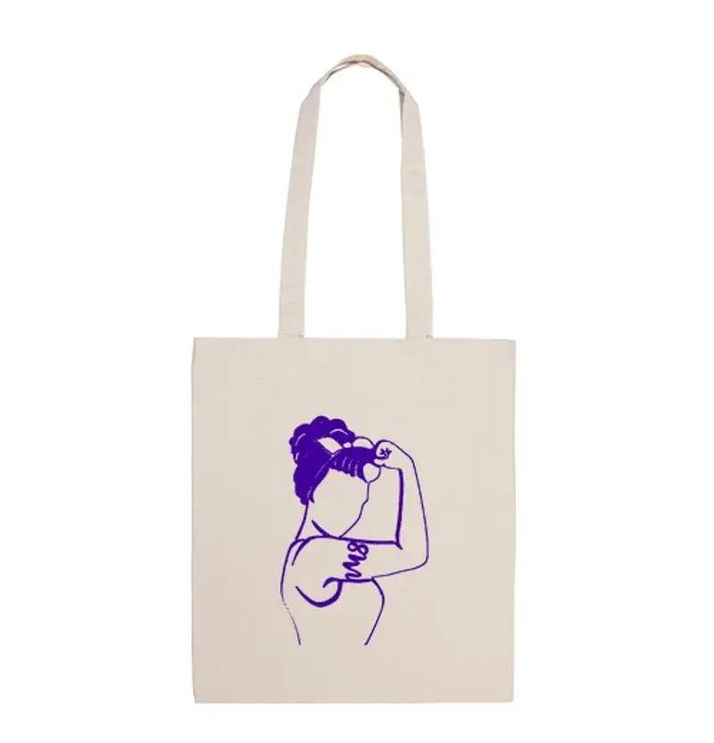Borsa di tela boltsa m8 morea- bag 8m viola
