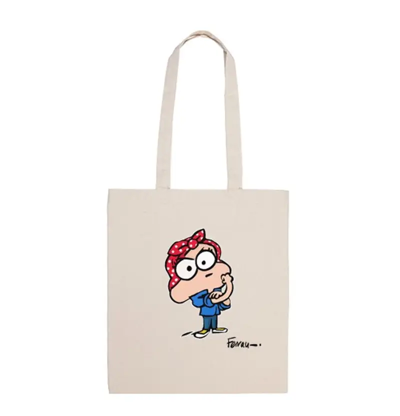 Borsa di tela borsa a ciambella treballadora