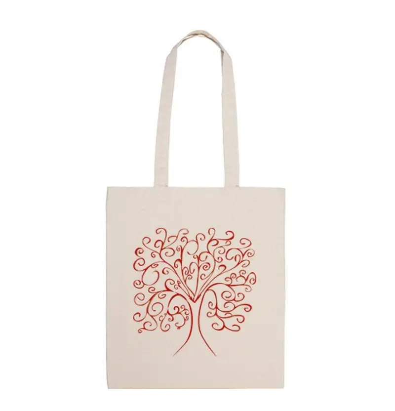 Borsa di tela borsa albero della vita colorato