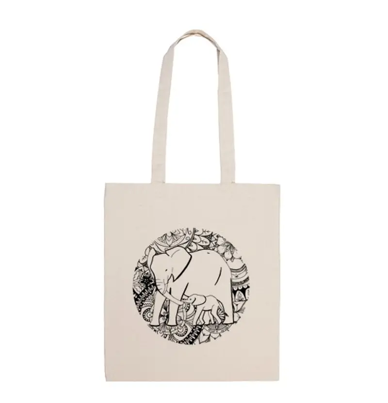 Borsa di tela borsa attenta