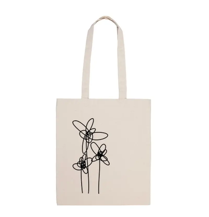 Borsa di tela borsa di fiori