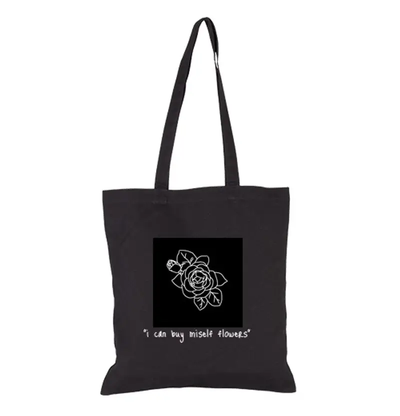 Borsa di tela borsa flowers