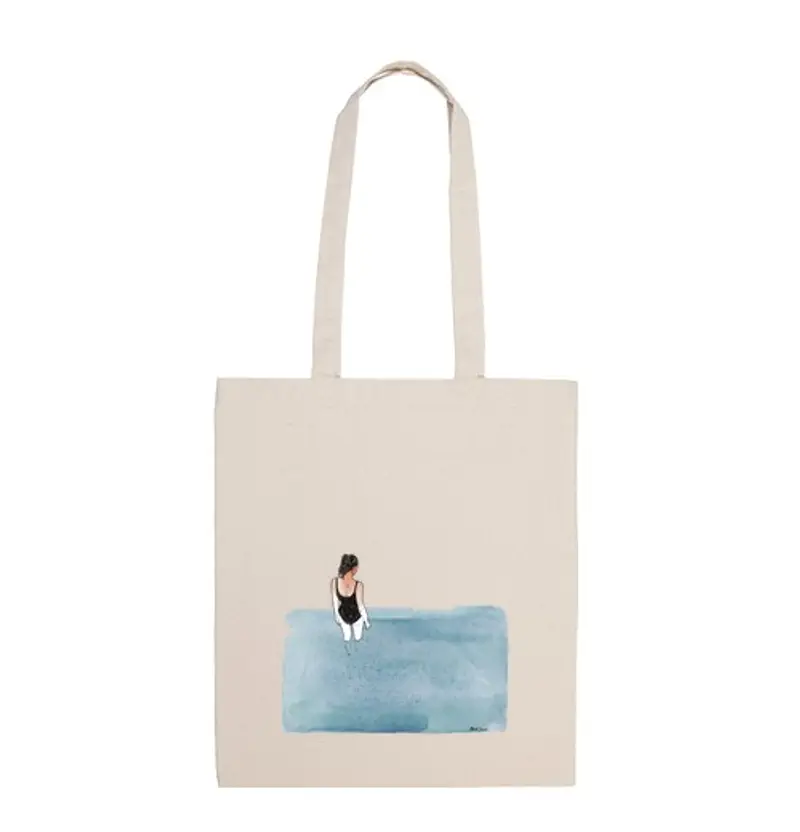 Borsa di tela borsa in tela estate al mare