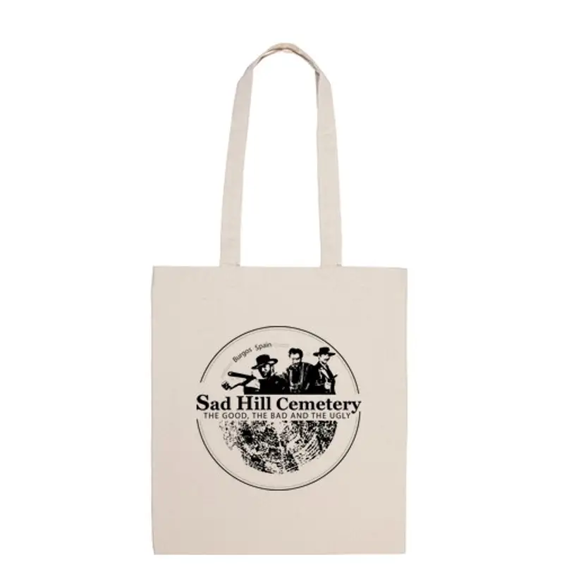 Borsa di tela borsa logo 100% cotone sad collina