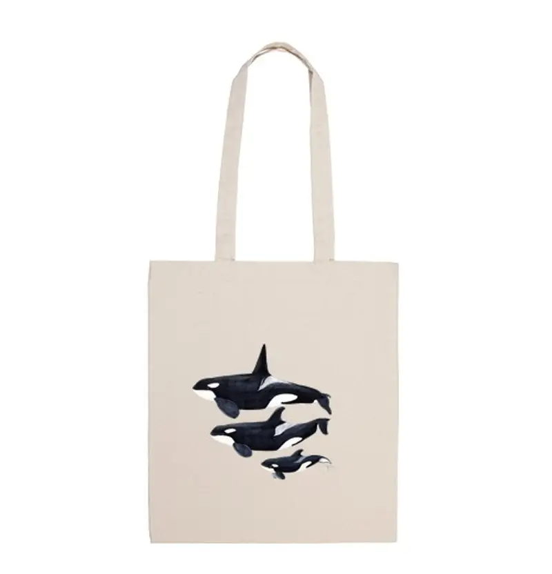 Borsa di tela borsa orca tela 100 cotone