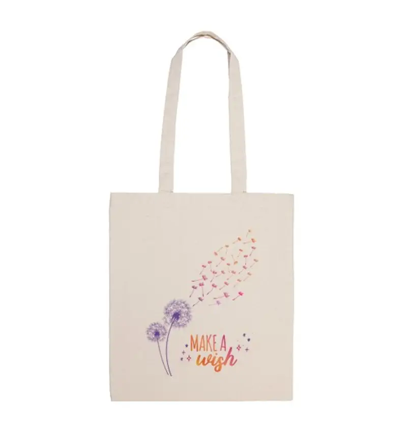 Borsa di tela borsa tela make un desiderio