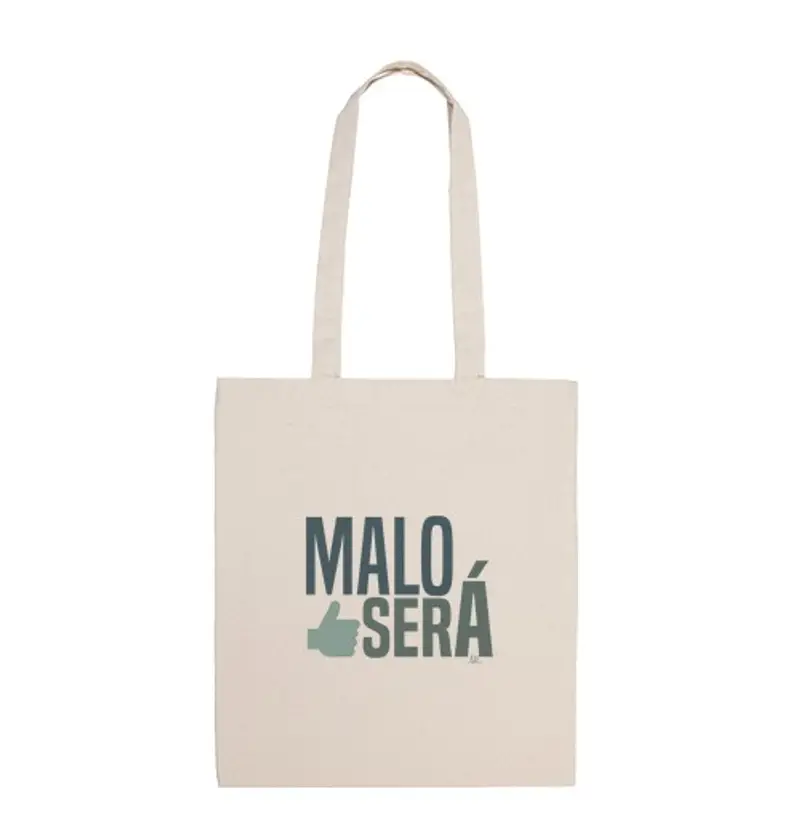 Borsa di tela brutta borsa. naturale