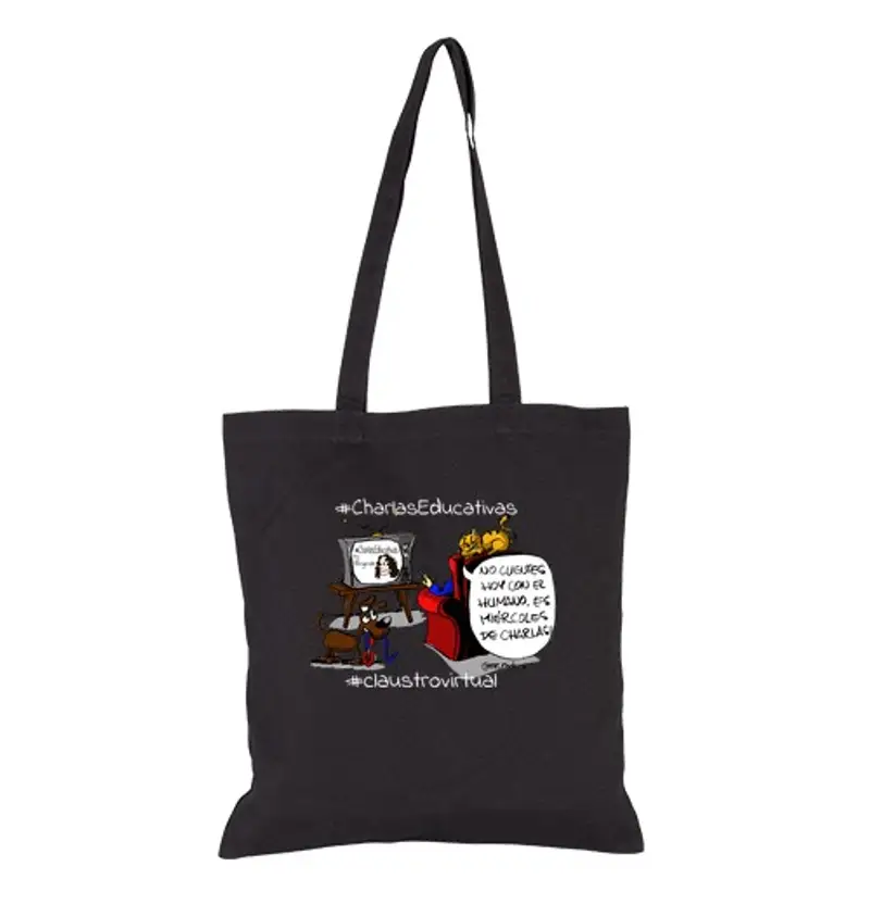 Borsa di tela char le s of á white