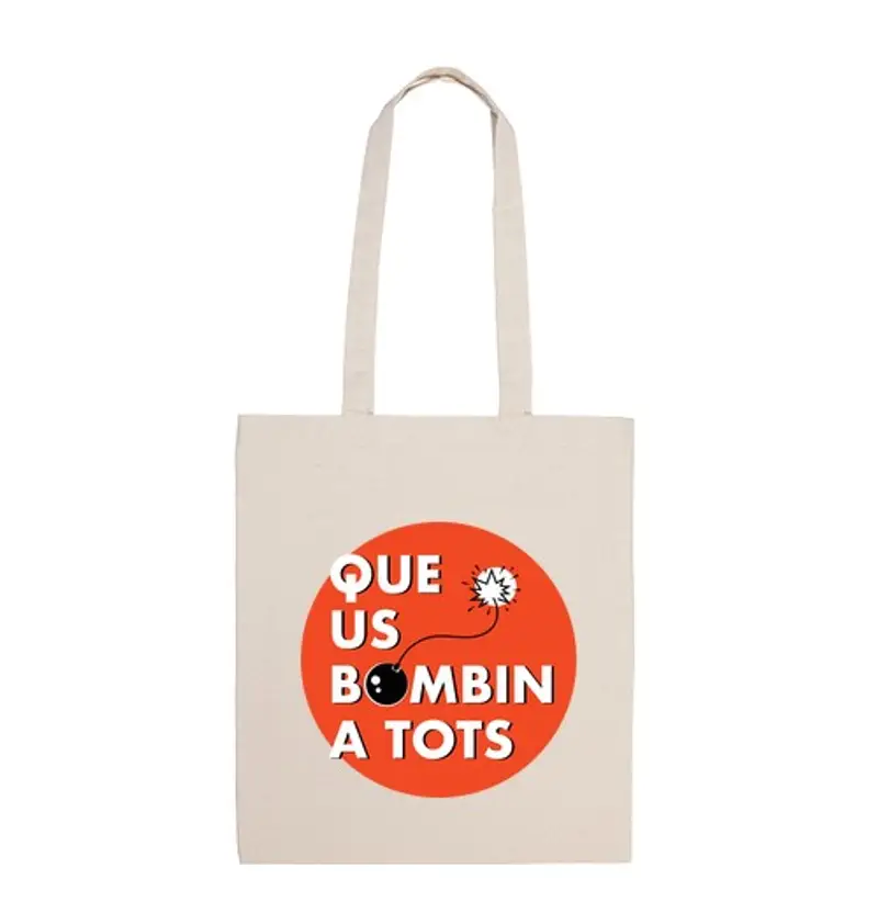 Borsa di tela che bomb in un tots