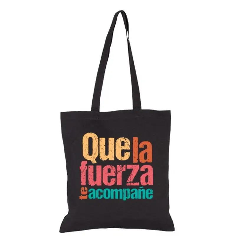 Borsa di tela che la forza sia con te - frasi da cine