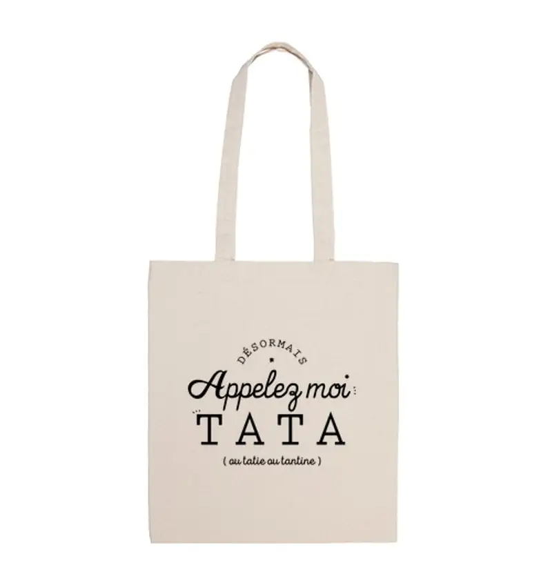 Borsa di tela chiamami tata
