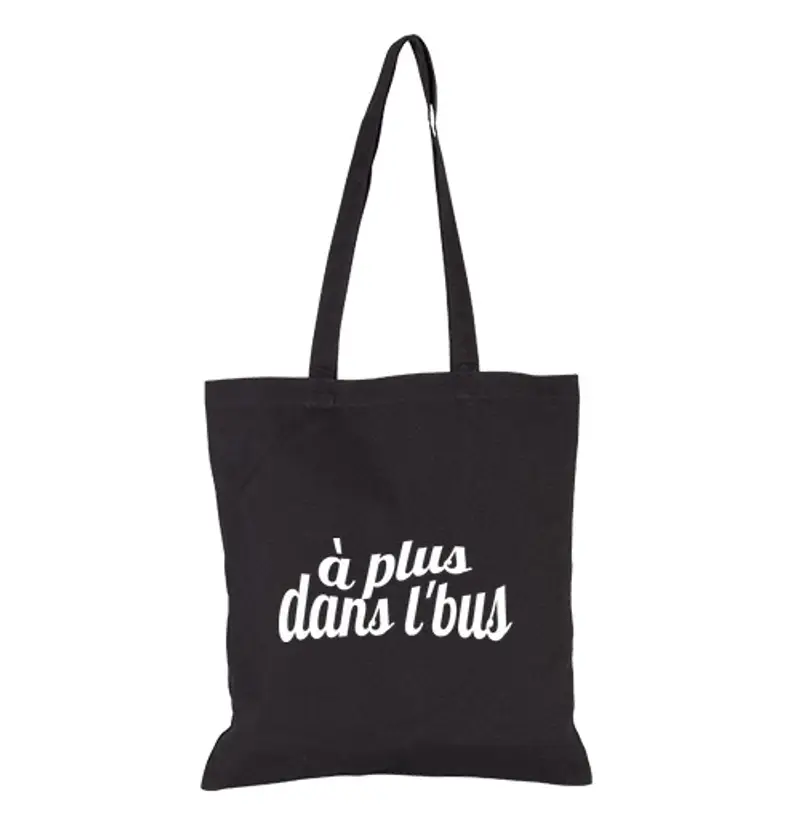 Borsa di tela ci vediamo sull'autobus