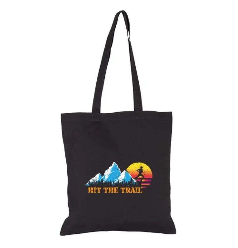 Borsa di tela colpire il sentiero