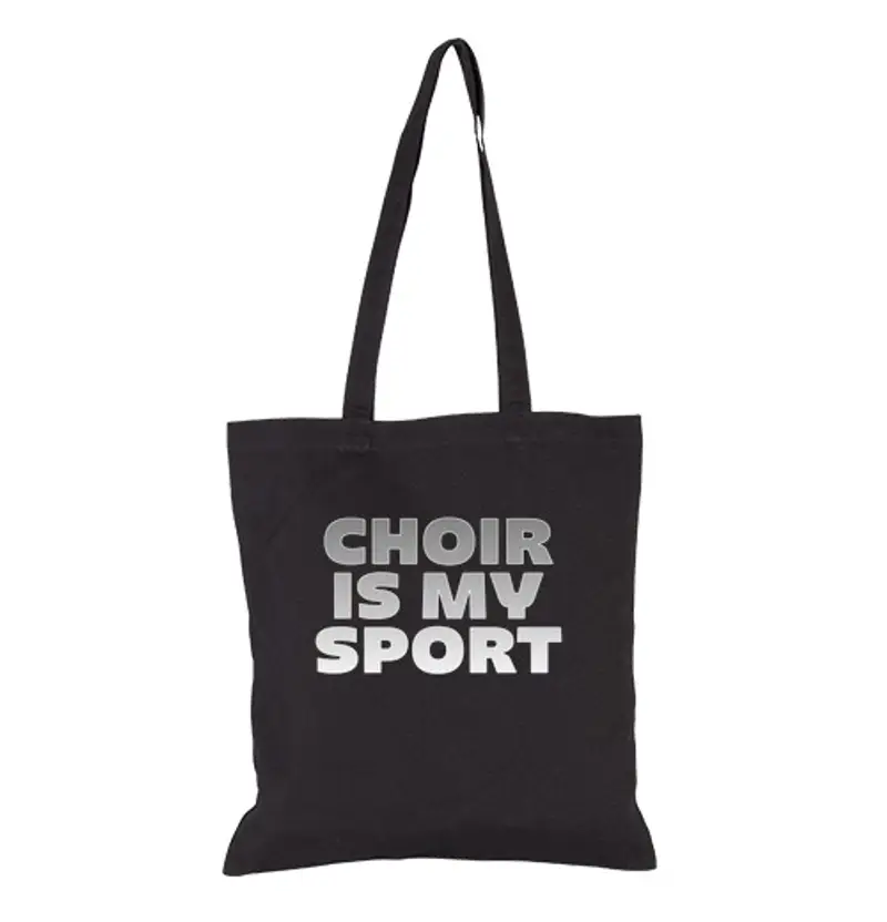 Borsa di tela coro è il mio coro di coristi sportivi