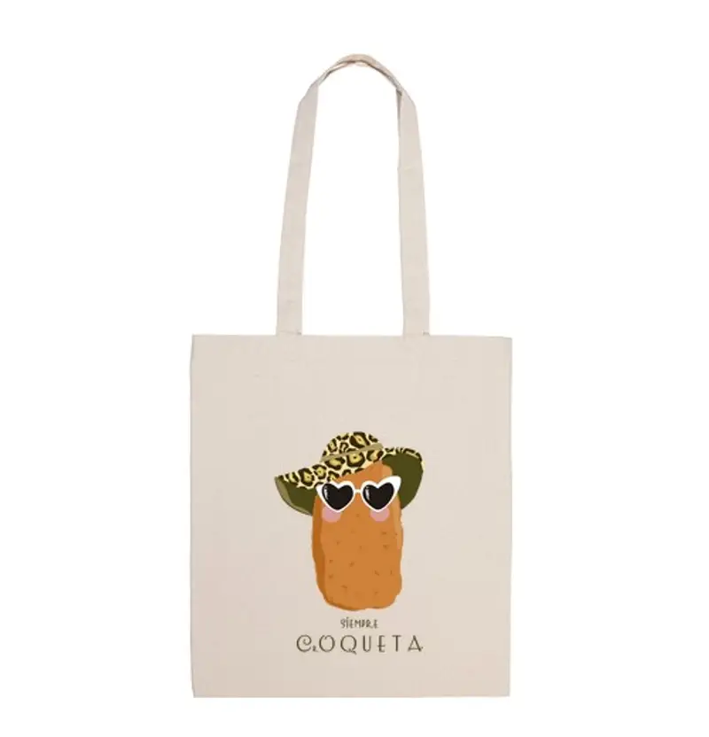 Borsa di tela crocchetta