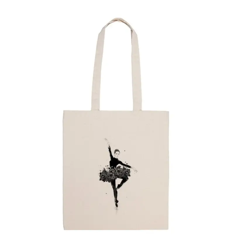 Borsa di tela danza floreale