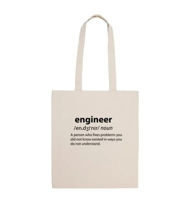 Borsa di tela definizione del dizionario di ingegnere