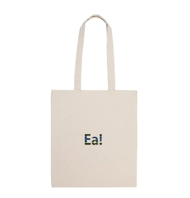 Borsa di tela ea alb ace te