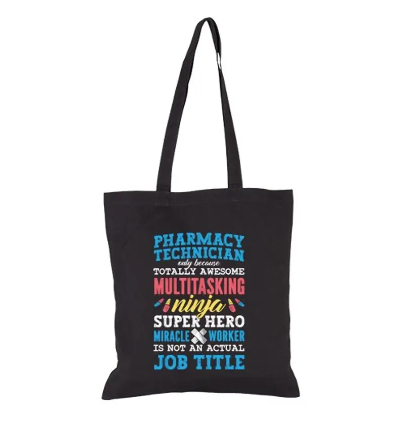 Borsa di tela eroe della medicina tecnico della farma